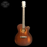 Full frontal of Used Martin Road Series Special GPC-10E StreetMaster Dark Mahogany Distressed TFW4021.