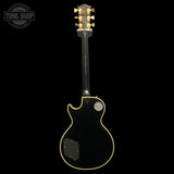 Back of Used 2024 Gibson Les Paul Custom Reissue Gloss Ebony.