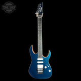 Full front of Used 2024 Ibanez RG5440C Prestige Deep Forest Green Metallic.
