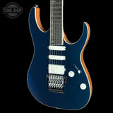 Front angle of Used 2024 Ibanez RG5440C Prestige Deep Forest Green Metallic.