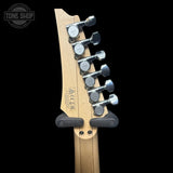 Back of neck of Used 2023 Ibanez PIA3761C Steve Vai Signature Blue Powder.