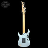 Back of Used 2023 Ibanez PIA3761C Steve Vai Signature Blue Powder.