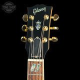 Headstock for Gibson Hummingbird Elegant Koa Left Handed Honey Burst.