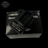 Bottom of Used Boss BT-Dual Bluetooth Audio MIDI Dual Adaptor TFW3746.