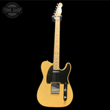 Full frontal of Used Fender 2018 Classic Player Baja Telecaster Blonde.