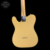 Back of body of Used Fender 2018 Classic Player Baja Telecaster Blonde.