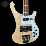 Front angle of Rickenbacker 4003 Mapleglo Bass.