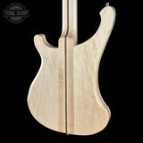 Back angle of Rickenbacker 4003 Mapleglo Bass.