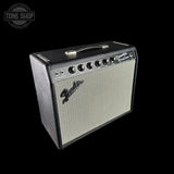 Fender amplifier on a black background with 'Tone Shop' logo.
