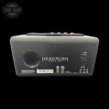 Back of Used Headrush FRFR-GO 30 Watt Flat-Response Rechargeable Amplifier TFW3824.