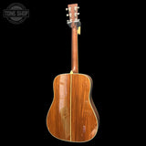 Back of of Used 1998 Martin HD28LSV Large Soud Hole Natural.