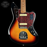 Front of Used Fender Vintera Jaguar 3-Color Sunburst.