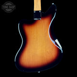 Back of Used Fender Vintera Jaguar 3-Color Sunburst.