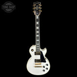 Full front of Used Epiphone Inspired by Gibson Les Paul Custom.