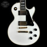Front of Used Epiphone Inspired by Gibson Les Paul Custom.