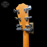 Back of headstock of Used 2022 Taylor Academy 12E.
