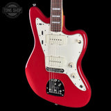 Front angle of Used 2022 Fender American Vintage II 66 Jazzmaster Dakota Red.