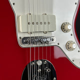 Mastery bridge on Used 2022 Fender American Vintage II 66 Jazzmaster Dakota Red.