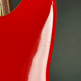 Wear on back of Used 2022 Fender American Vintage II 66 Jazzmaster Dakota Red.