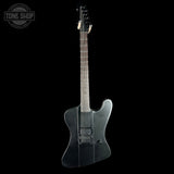 Front of Used ESP LTD Phoenix Black Metal 6.