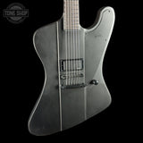 Front angle of Used ESP LTD Phoenix Black Metal 6.