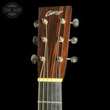 Headstock of Used Collings D2HA.