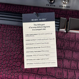 Hang tag for Magnatone Baby M-80 12w 1x10 Tube Combo Amp Billy Gibbons Chrome Grape.