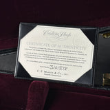 Certificate of authenticity for Martin Custom Shop 45 Style OM Tree of Life Black.