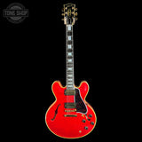 Full front of Gibson Custom Limited Edition 1960 ES-355 Sixties Cherry Light Aged.