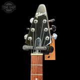 Headstock of Used 2022 Gibson Flying V Natural.