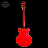 Full back of Gibson Custom Limited Edition 1960 ES-355 Sixties Cherry Light Aged.