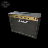 Marshall guitar amplifier on a black background with 'Tone Shop' logo.