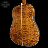 Back angle of Used 2023 Martin Custom Shop 41 Style D-14 Quilted Sapele.