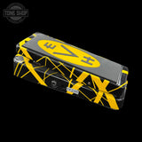 Left angle of Used Dunlop EVH95 Eddie Van Halen Signature Wah Pedal TFW3952.