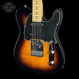 Front angle of Used 2021 Fender DLX Nashville Telecaster Sunburst.