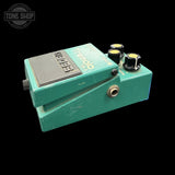 Left angle of Used Boss TR-2 Tremolo Pedal TFW3969.
