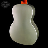Back angle of Used Gretsch G9201 Honey Dipper Resonator.