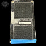 Bottom of Used EarthQuaker Devices Plumes Small Signal Shredder Pedal.