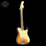 Full frontal of Used 2018 Fender Limited Edition Jazz-Tele 2-Color Sunburst.