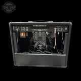 Guitar amplifier with 'Mesa Boogie' branding on a black background