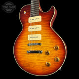 Front angle of Used Collings CL Custom 390 Sunburst.