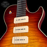 Front detail of Used Collings CL Custom 390 Sunburst.