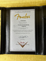 Certificate of authenticity for Fender Custom Shop 1951 Nocaster Relic Nocaster Blonde.