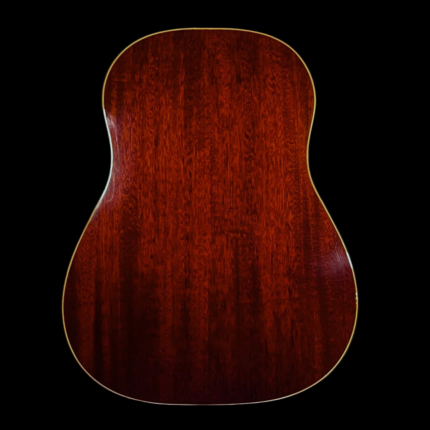 Back of Vintage 1964 Gibson J-45 Cherry Sunburst w/Original Case TFW2455