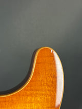 Wear on horn of Used Schecter Diamond Series.