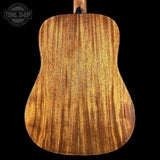 Back of Used Martin D-18E LRB Natural.