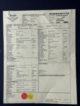 Document with text and checkboxes on a dark background