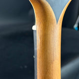 Wooden paddle with a blurred background