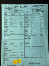 Technical document with text and checkboxes on a light blue background