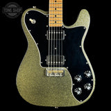 Front of Used Gregg Deluxe T-Style Gold Sparkle.